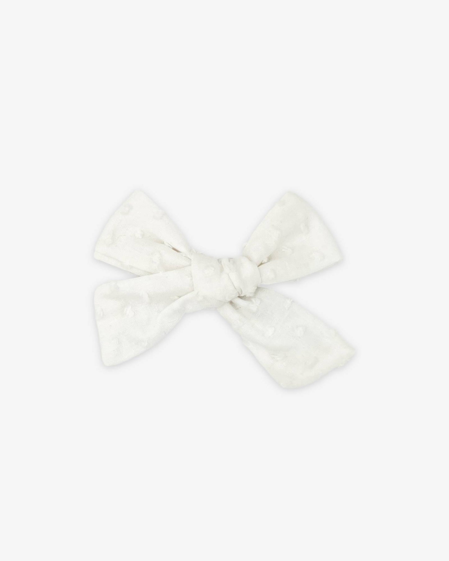 White Plumetti Bow