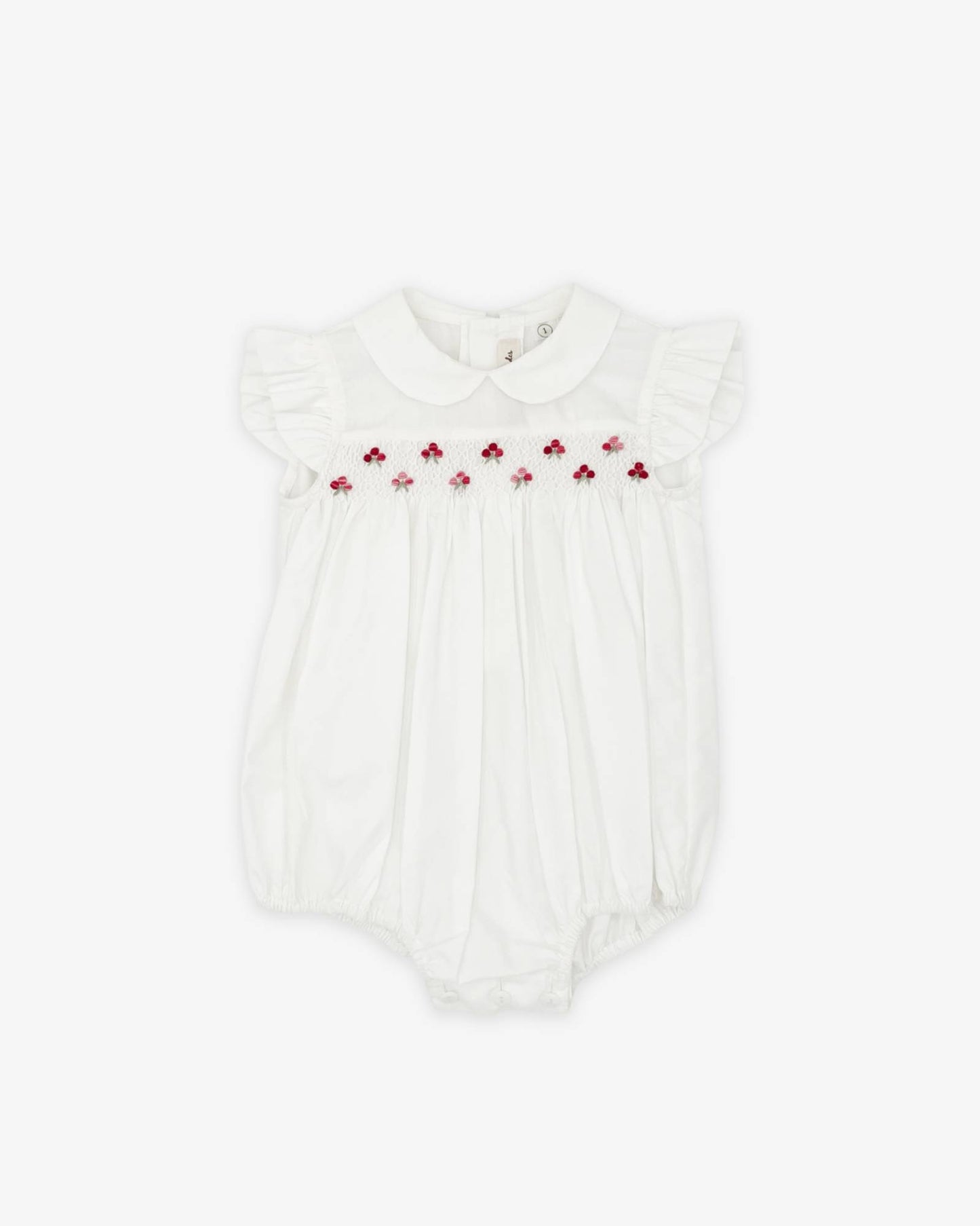 Mariana Romper with Peter-pan style Collar