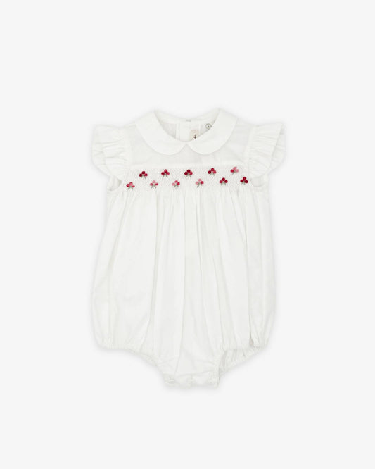 Mariana Romper with Peter-pan style Collar