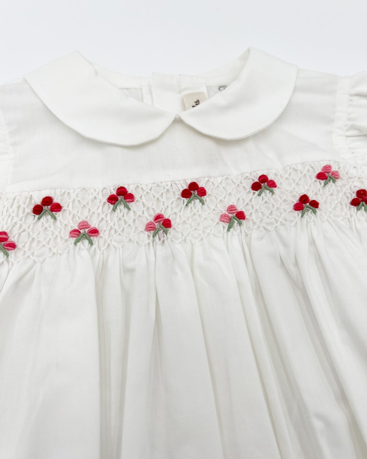Mariana Romper with Peter-pan style Collar